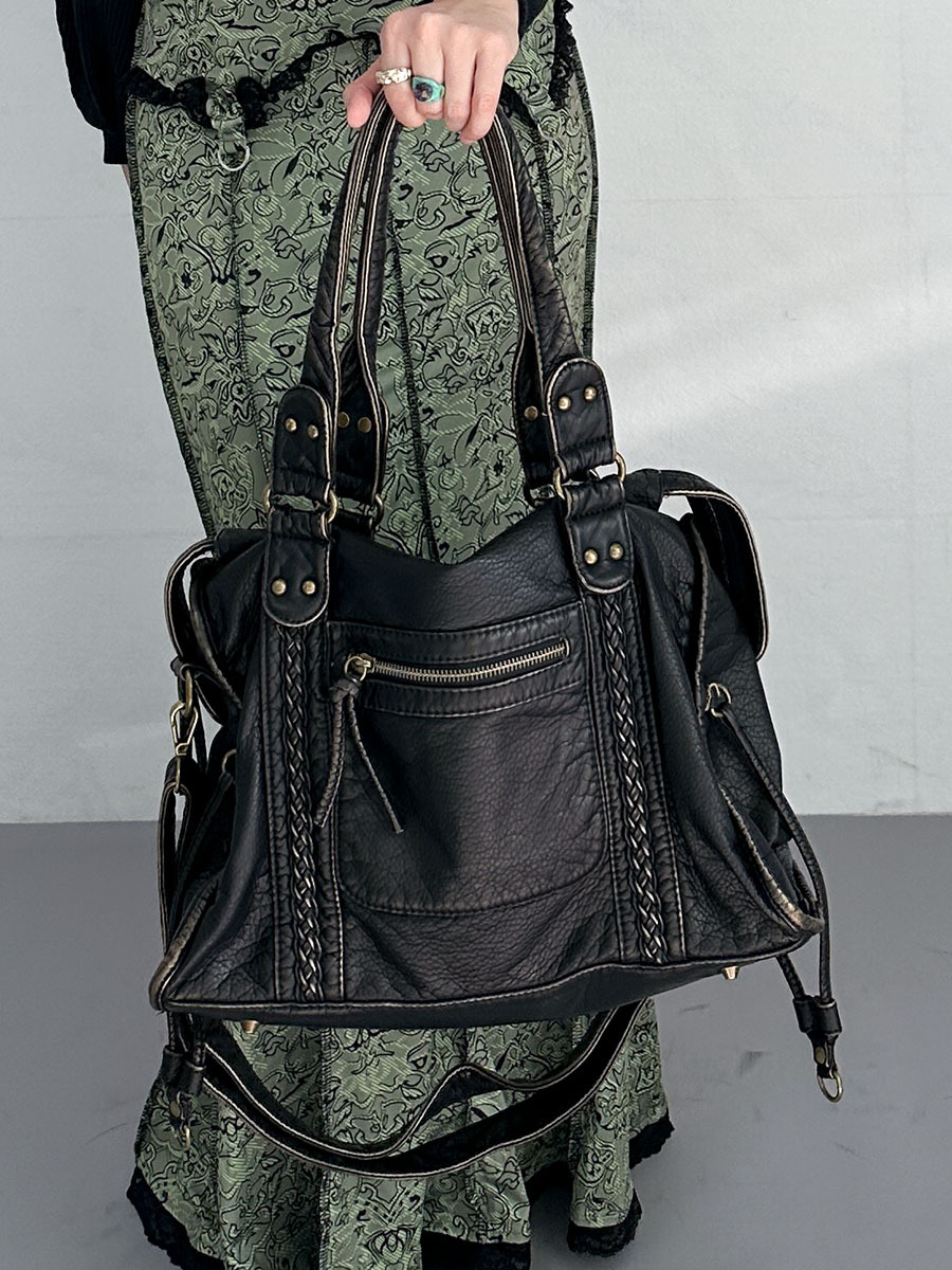 Bloom ™ | Retro leren tas