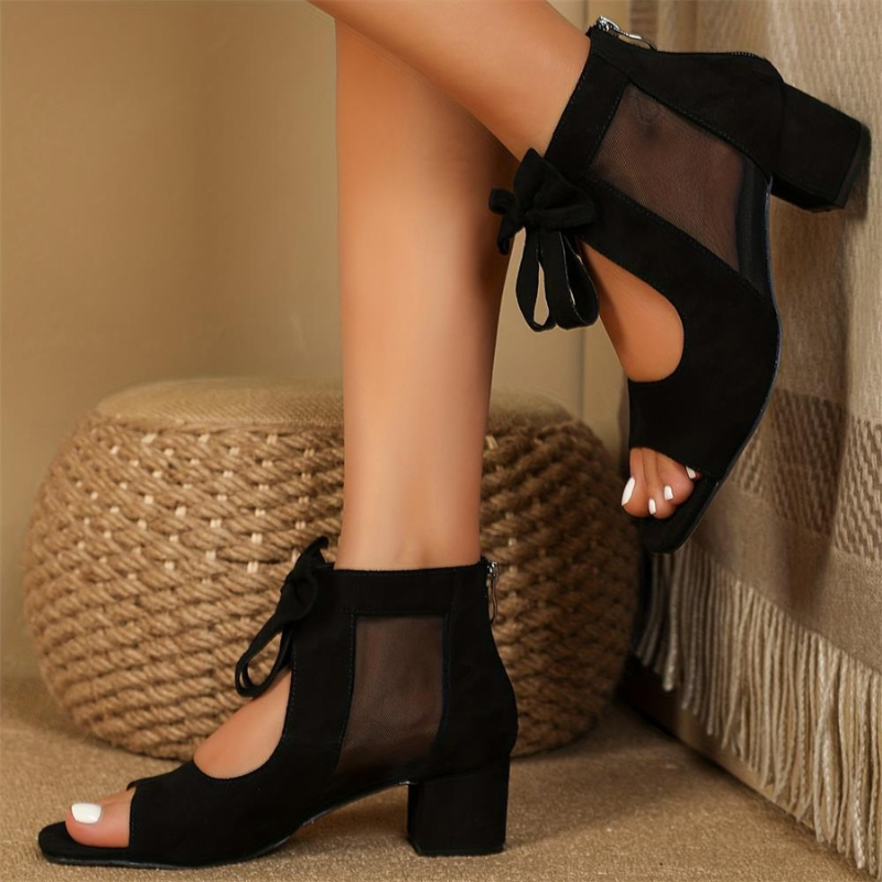 Ezra™ | Orthopedische Blokhakken met Strikje