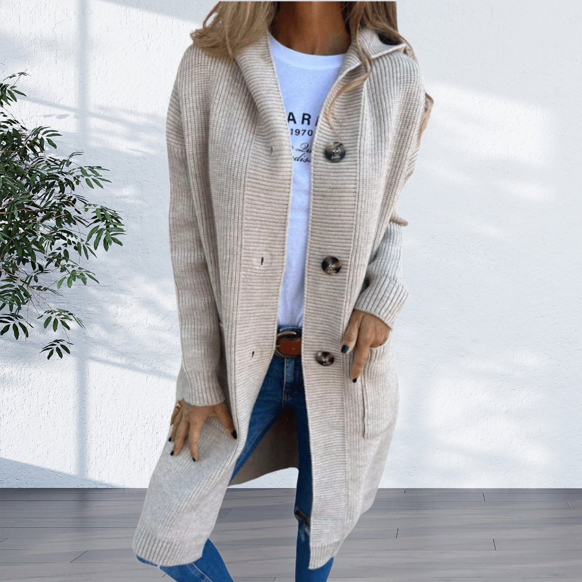 Sabine - Elegant lang vest