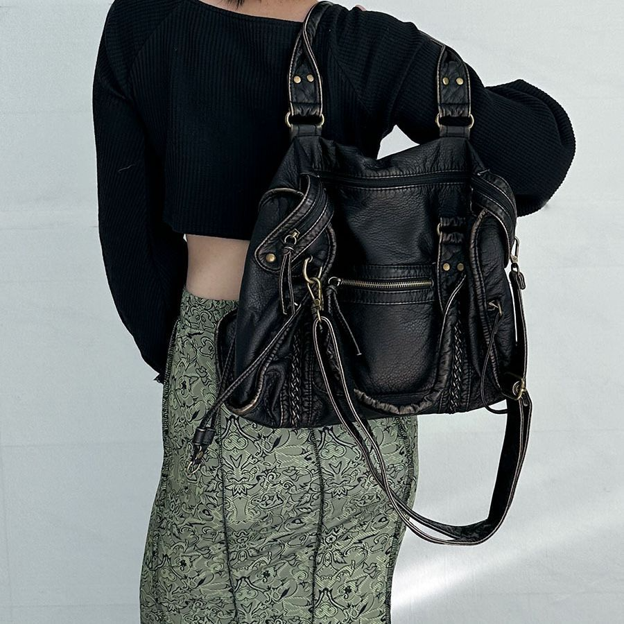 Bloom ™ | Retro leren tas