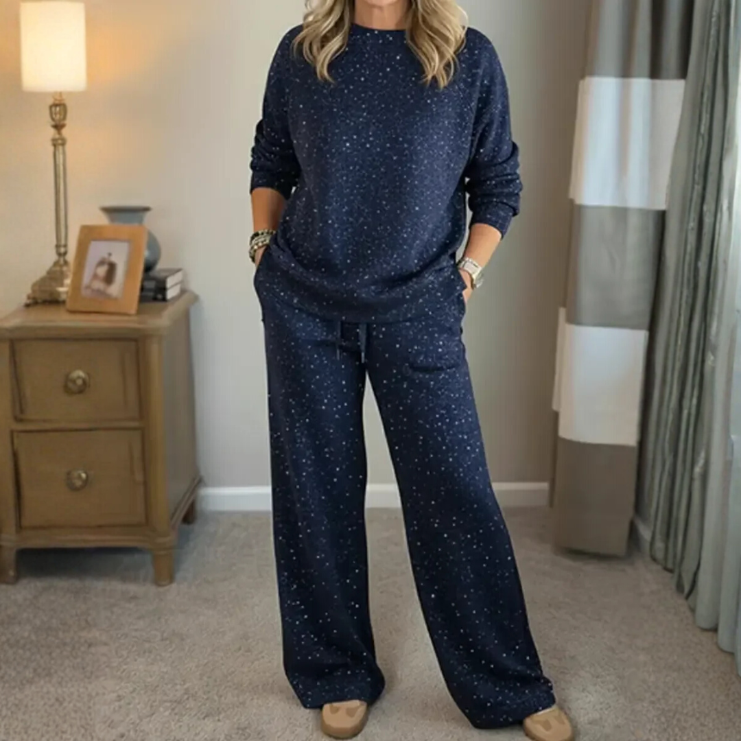 COZY SET MET SUBTIELE GLANS | ROSA™