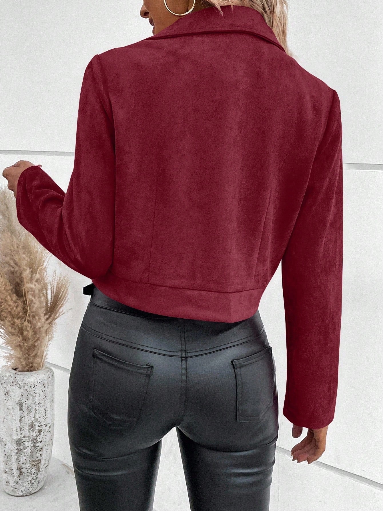 Zara - Suede Elegante Jas