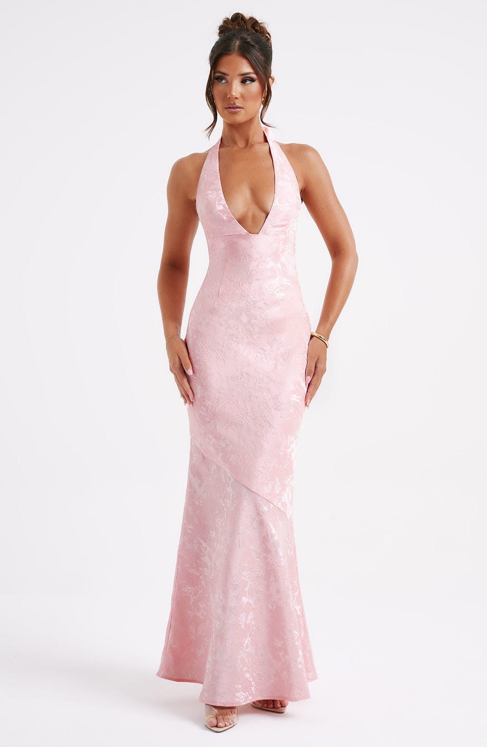 Bloom ™ | Romantische Halter Maxi-jurk