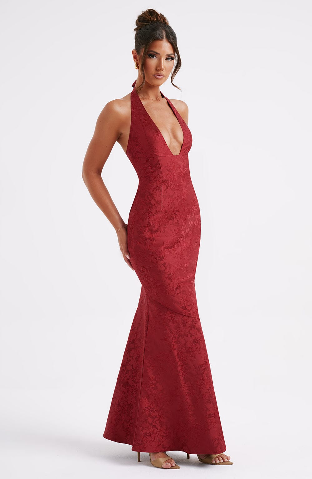 Bloom ™ | Romantische Halter Maxi-jurk