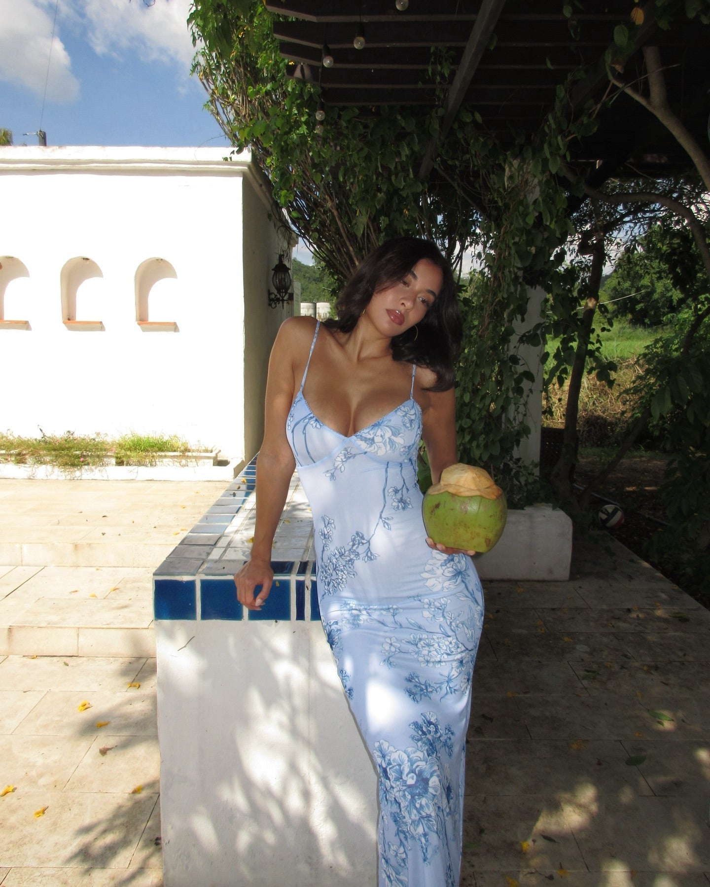 Bloom ™ | Valeria - Maxi-jurk met Bloemenprint