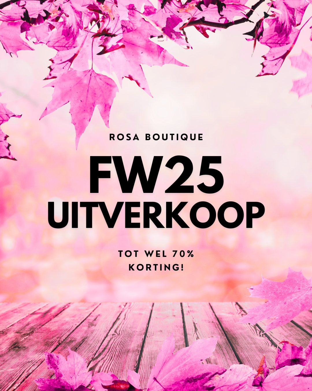 FW25 Uitverkoop