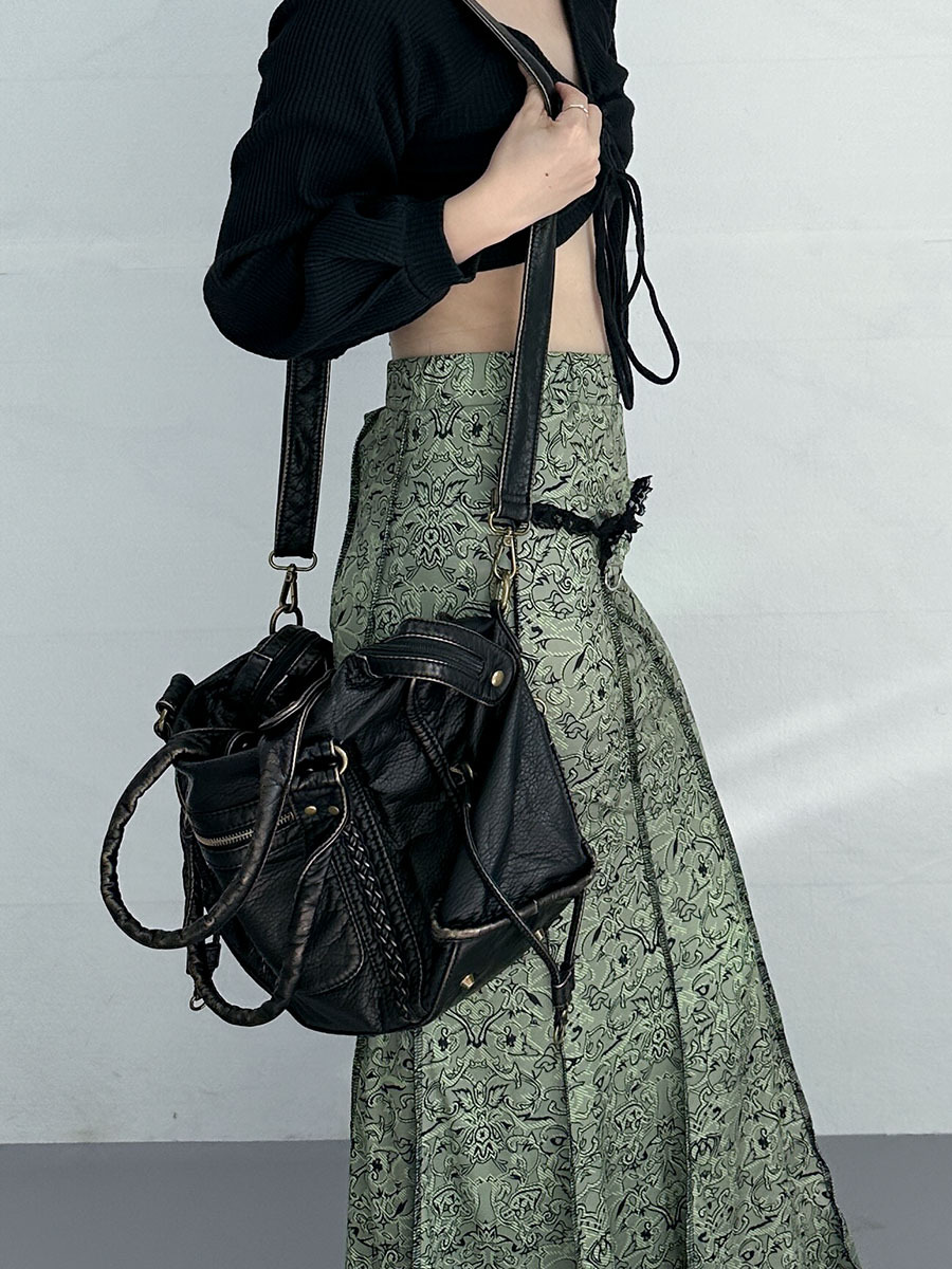 Bloom ™ |  Retro leren tas