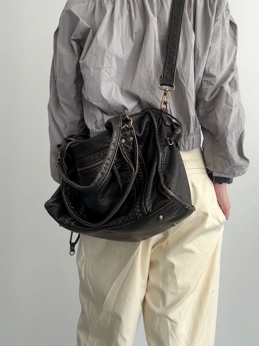 Bloom ™ |  Retro leren tas