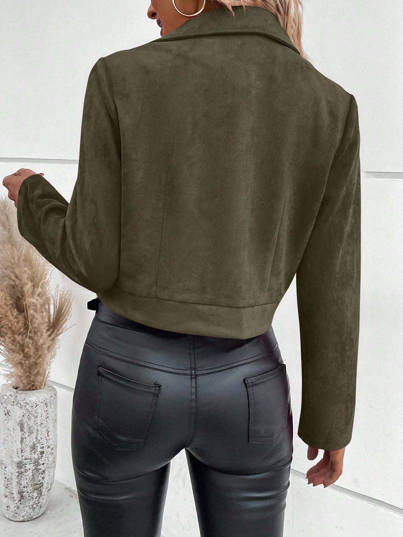 Zara - Suede Elegante Jas