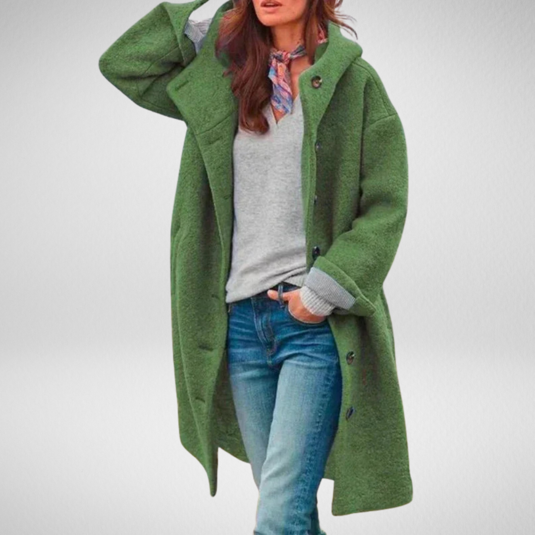 LANGE MANTEL MET CEINTUUR | ROSA™