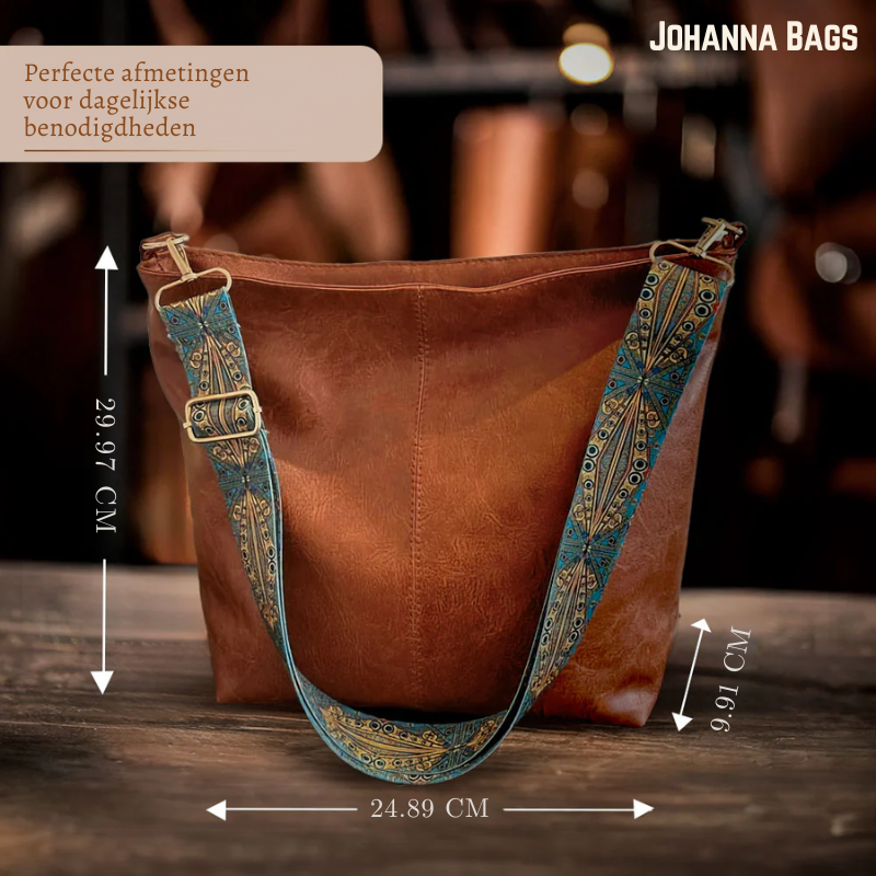 Chelsey’s Vintage Charme | Schoudertas van Vegan Leer