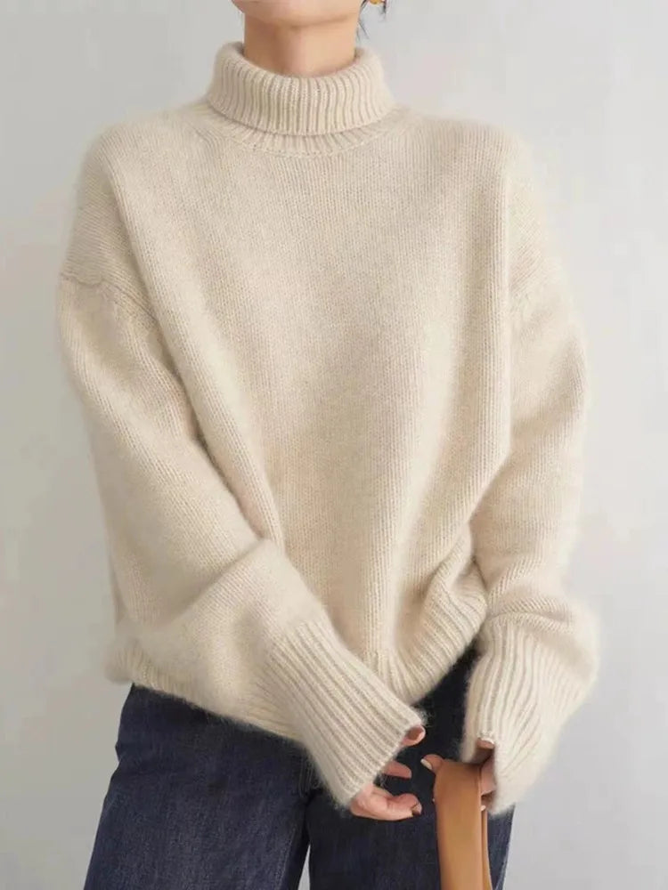 ISABELLA Premium HIGH-NECK SWEATER