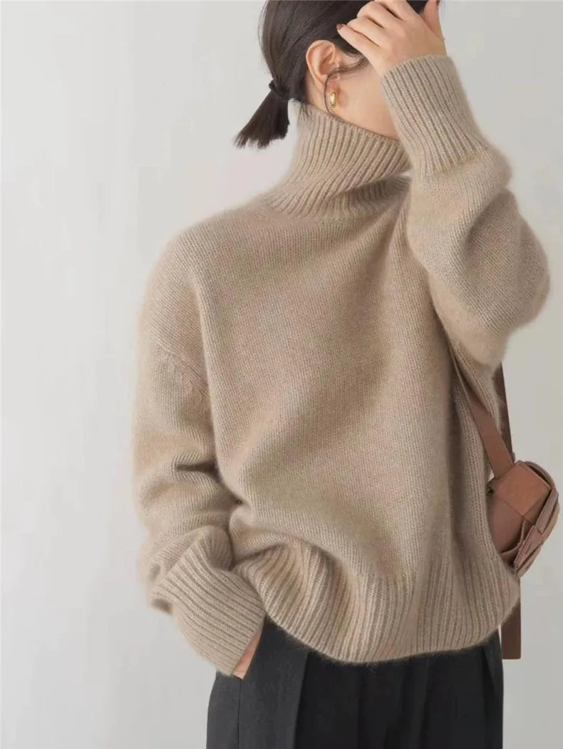 ISABELLA Premium HIGH-NECK SWEATER