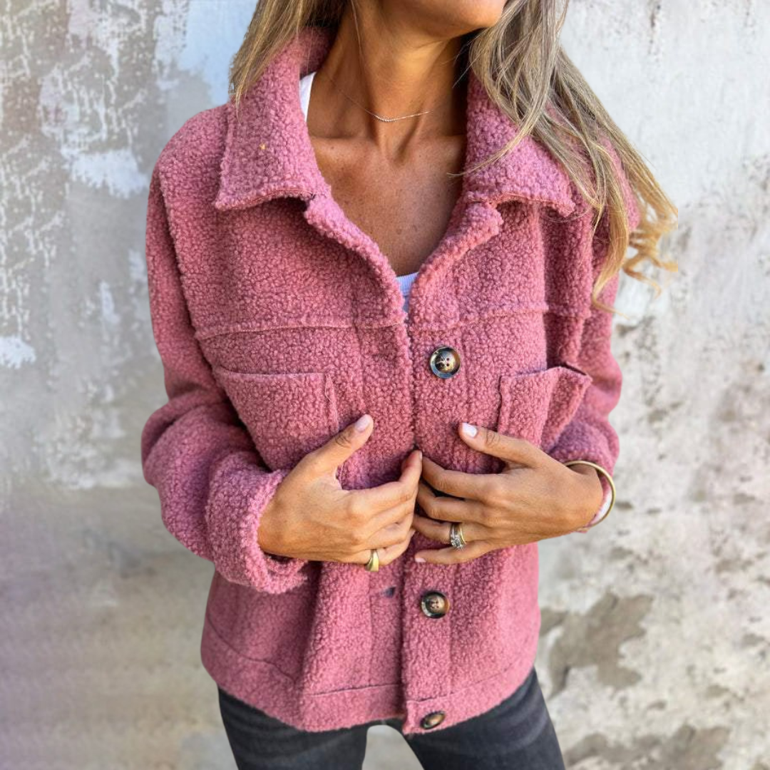 Luna teddyjas dames – Warme teddy coat