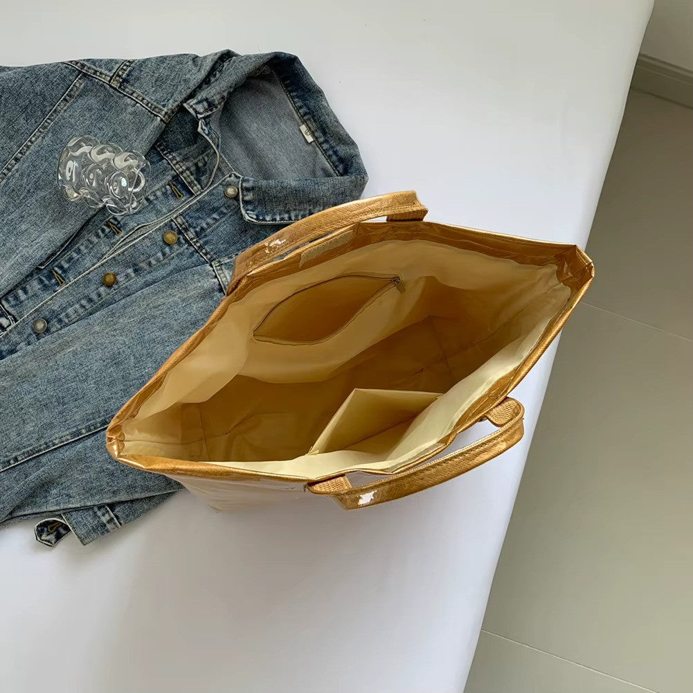 ROSA™ |  Tote Bag met papieren look