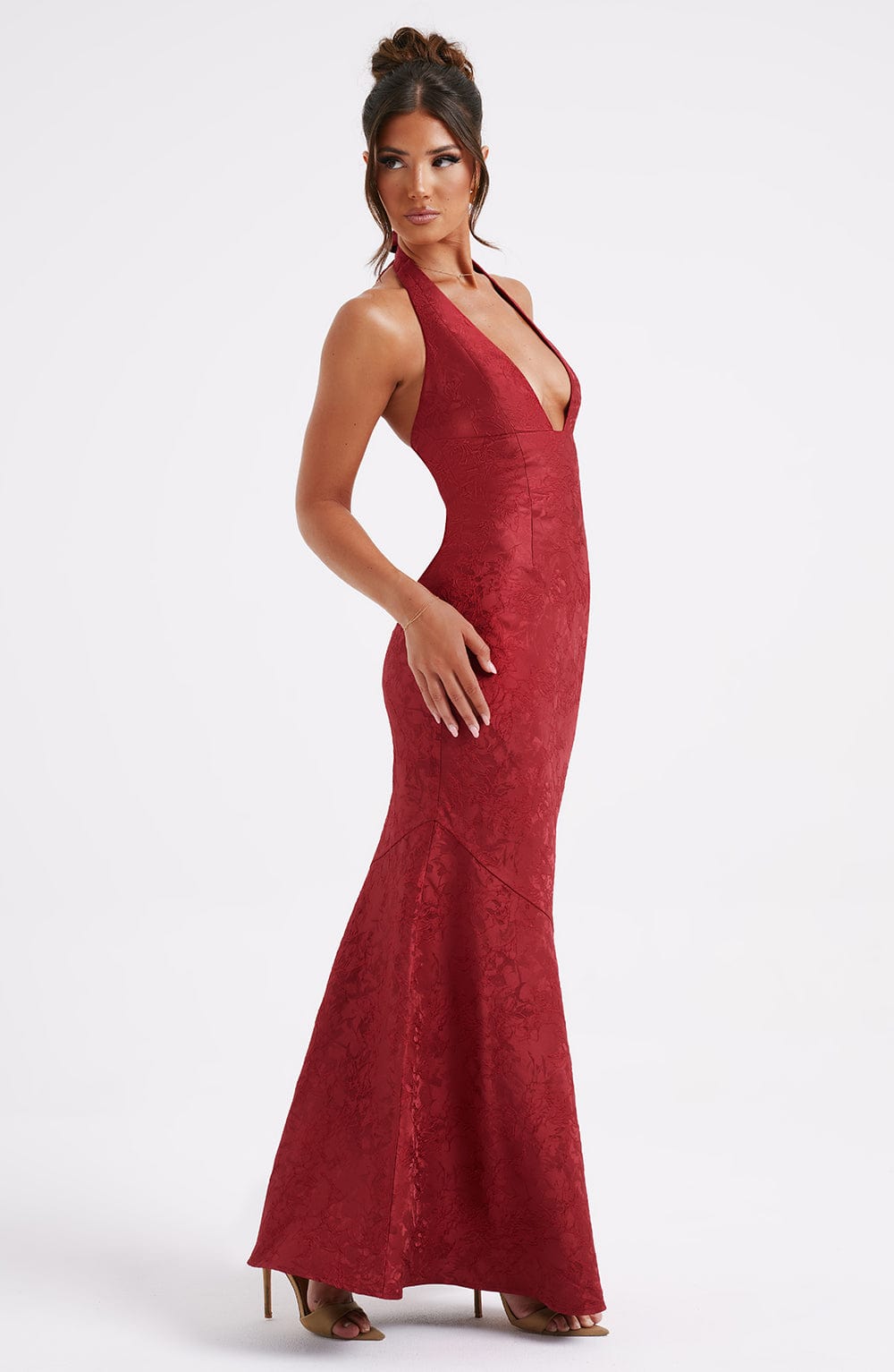Bloom ™ | Romantische Halter Maxi-jurk