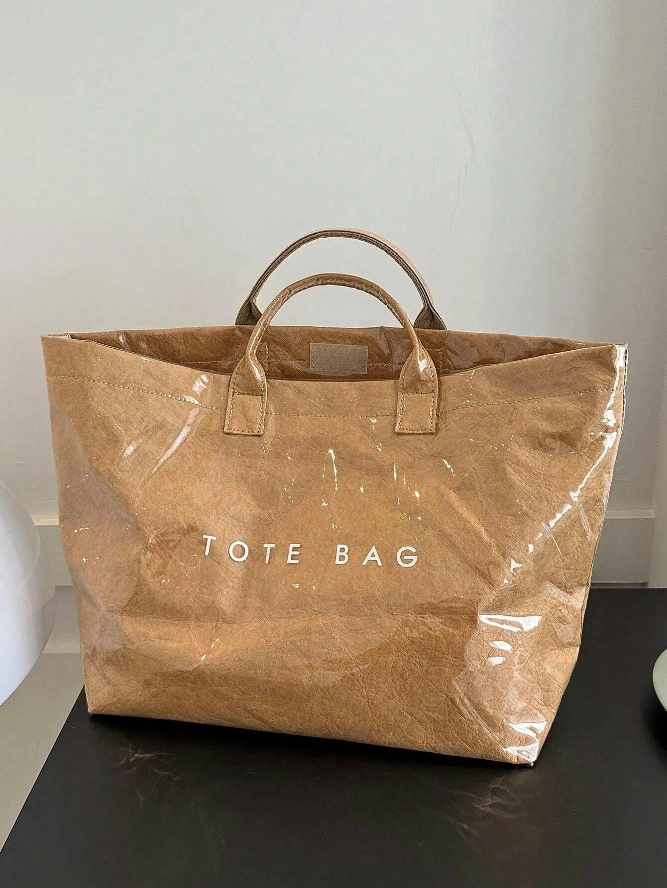 ROSA™ |  Tote Bag met papieren look